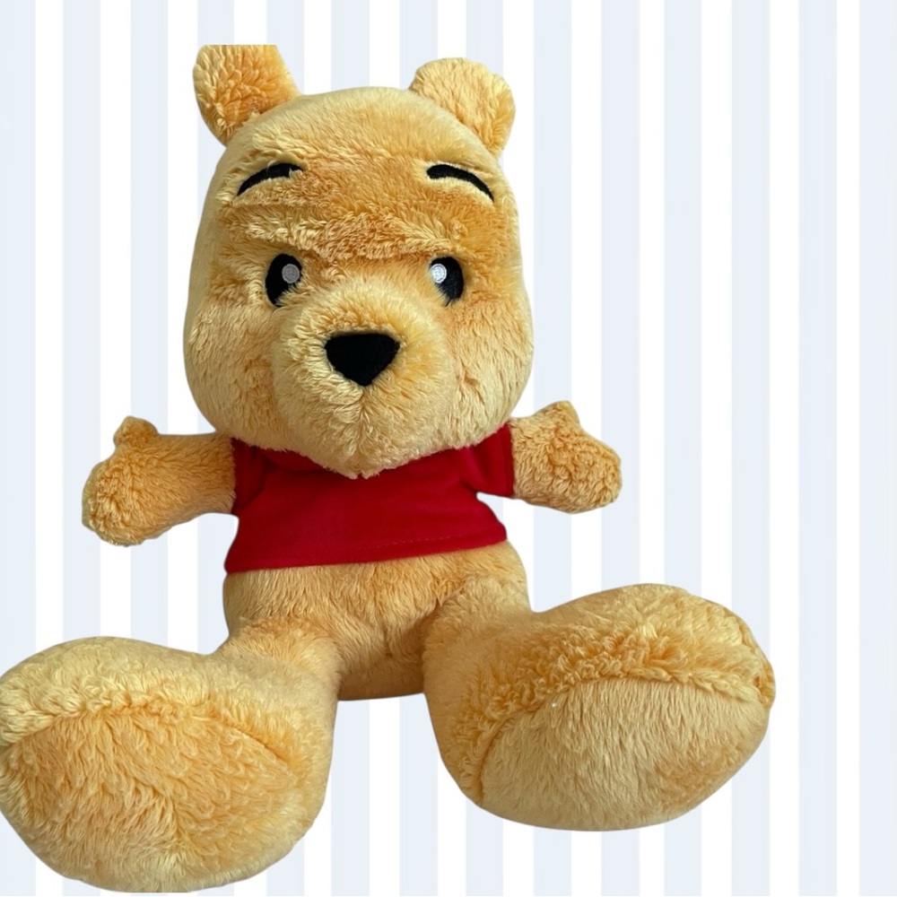 Disney Winnie the Pooh Plush with Red Shirt Big Feet